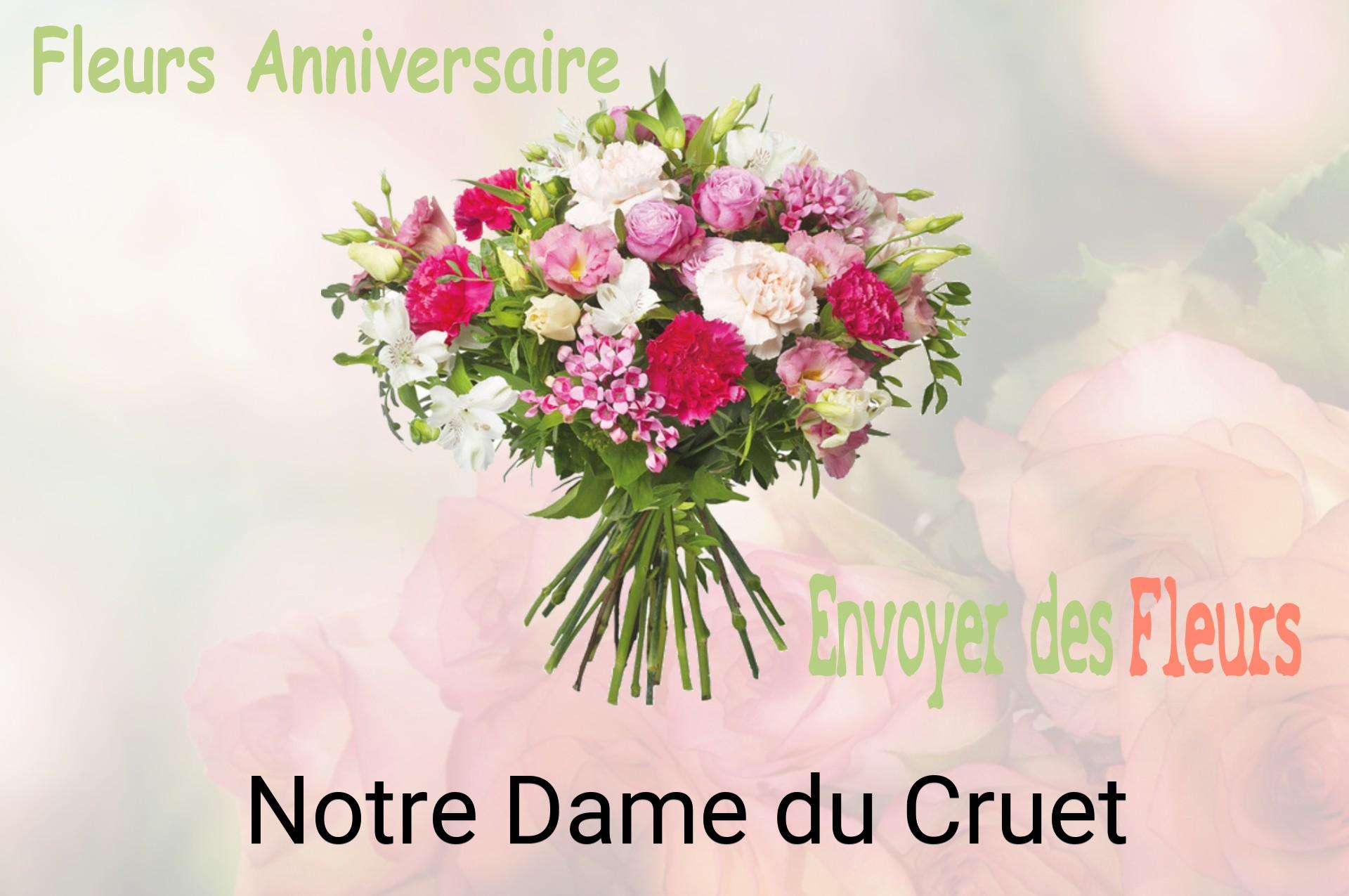 Bouquet de fleurs d’anniversaire livré à Notre-Dame-du-Cruet