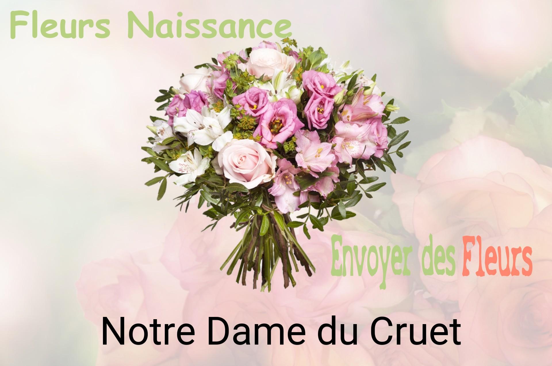 Bouquet de fleurs de naissance livré à Notre-Dame-du-Cruet