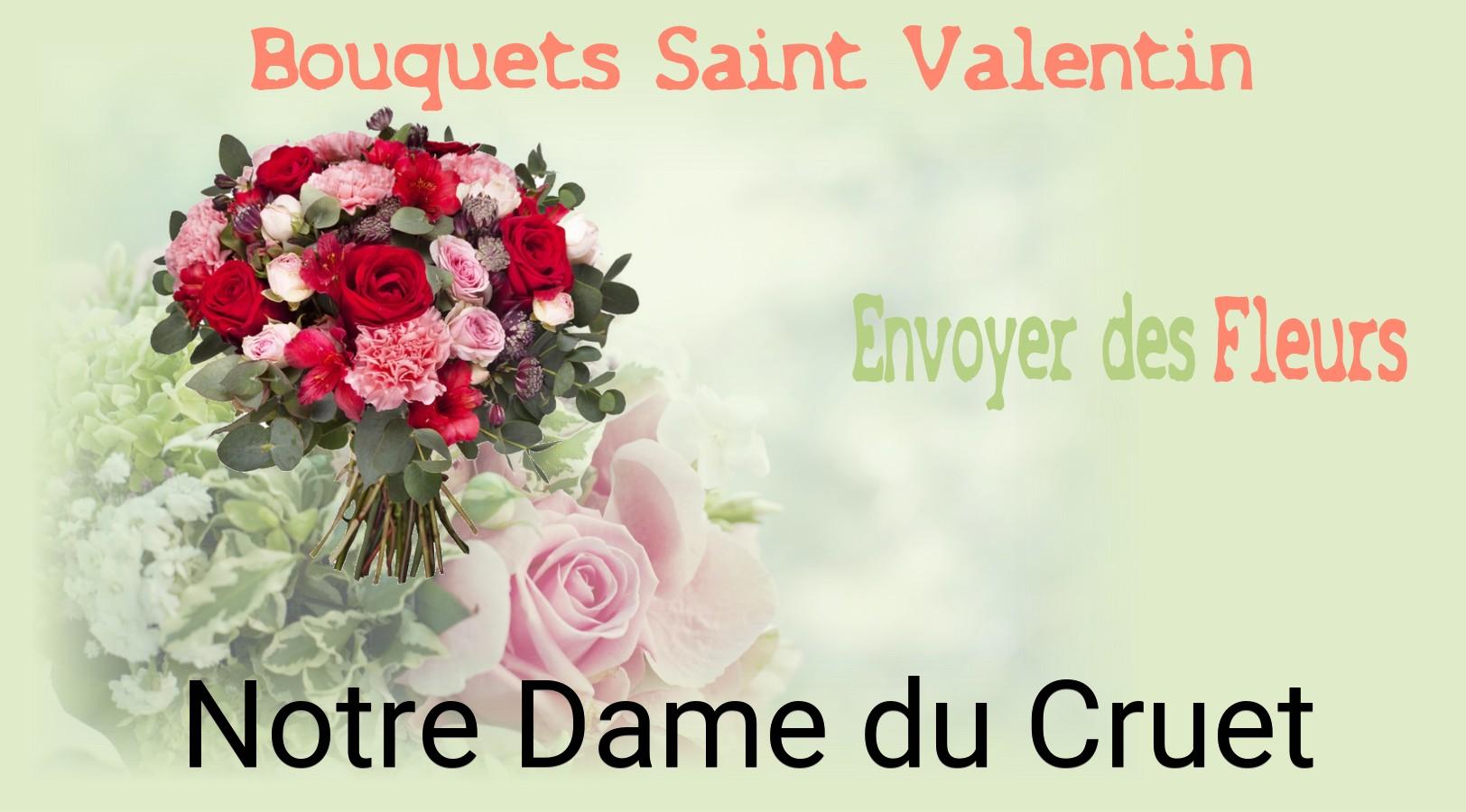 Roses de Saint-Valentin livrées à Notre-Dame-du-Cruet